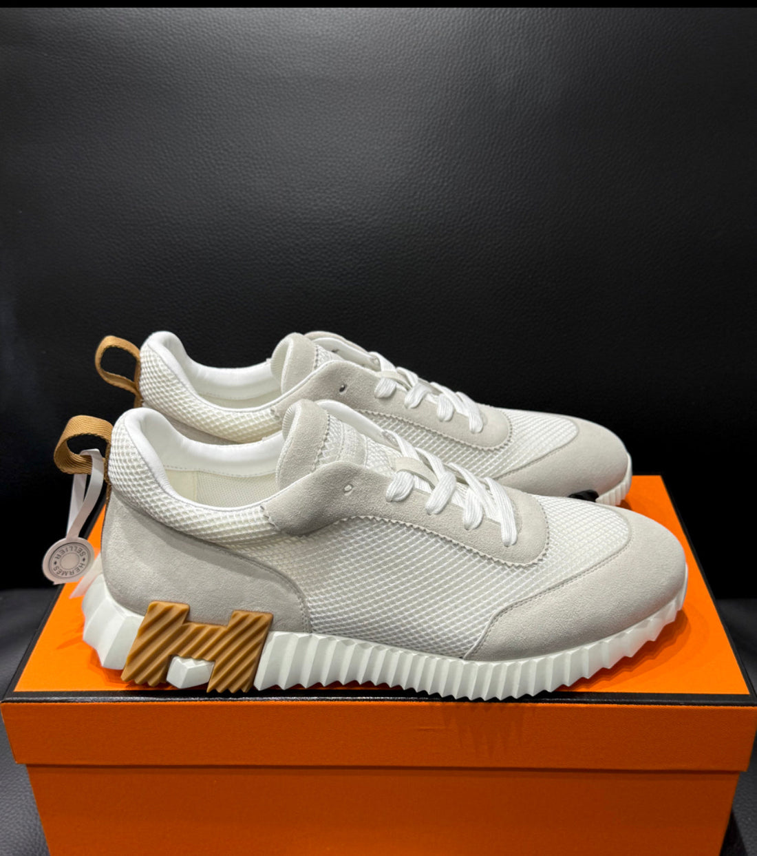 Sneakers Hermès Bouncing packaging complet facture