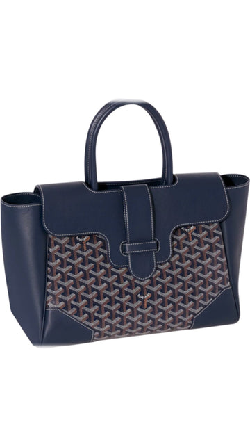 Sac cabas Saigon Blue navy facture
