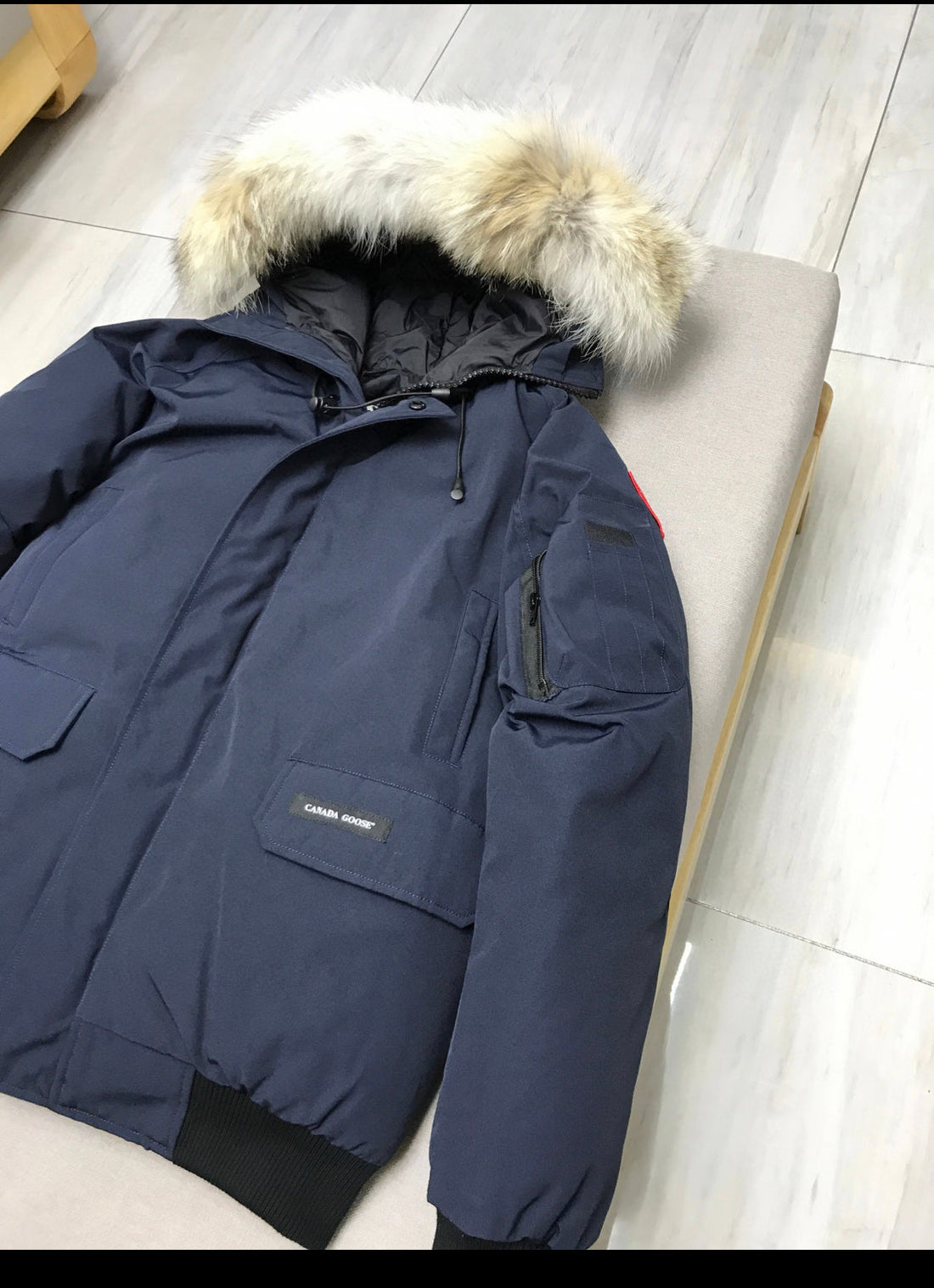 Canada Goose Chillwack Bomber blue night facture 2024