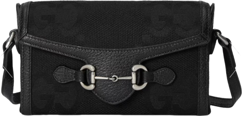 Sacoche GUCCI horsebit 1955 Jumbo noir facture