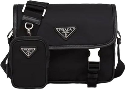 Sacoche Prada Noir nylon  facture