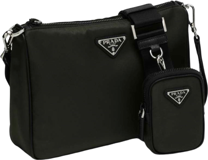 Sacoche Prada Noir nylon  facture