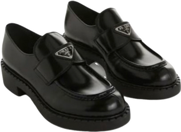 Mocassins Prada noir facture