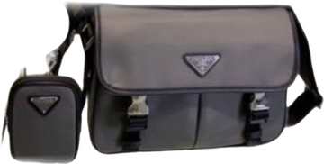 Sacoche Prada Grise Grande taille facture