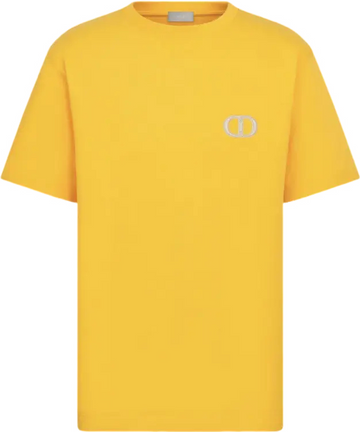 T-shirt CD Icon, coupe relax jaune