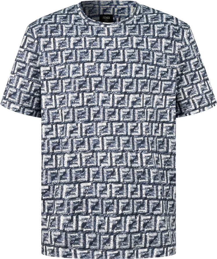 T-shirt FENDI bleu