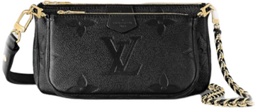 Sac multipochette noir facture