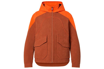 Veste en jean marron lv monogram 10/10
