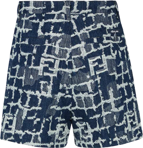 SHORT FENDI DENIM BLUE