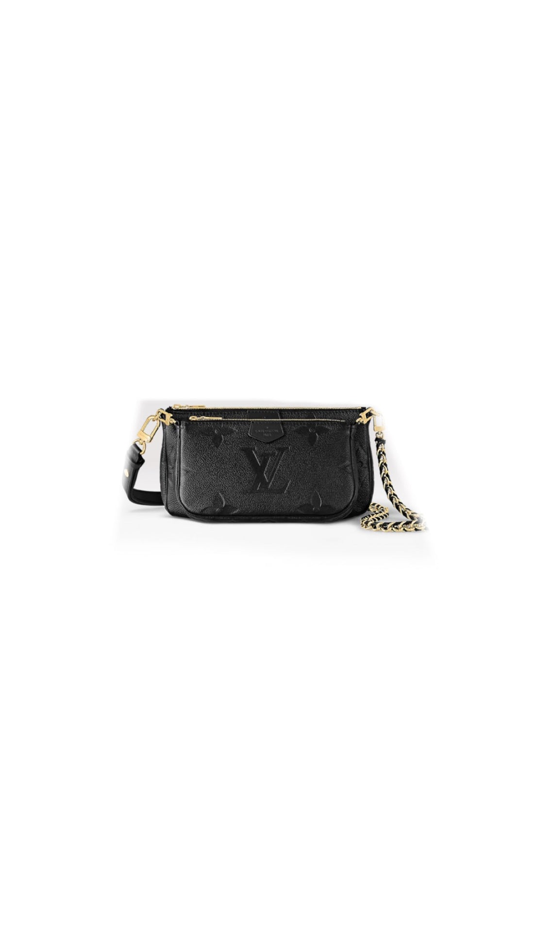 Sac multipochette noir facture