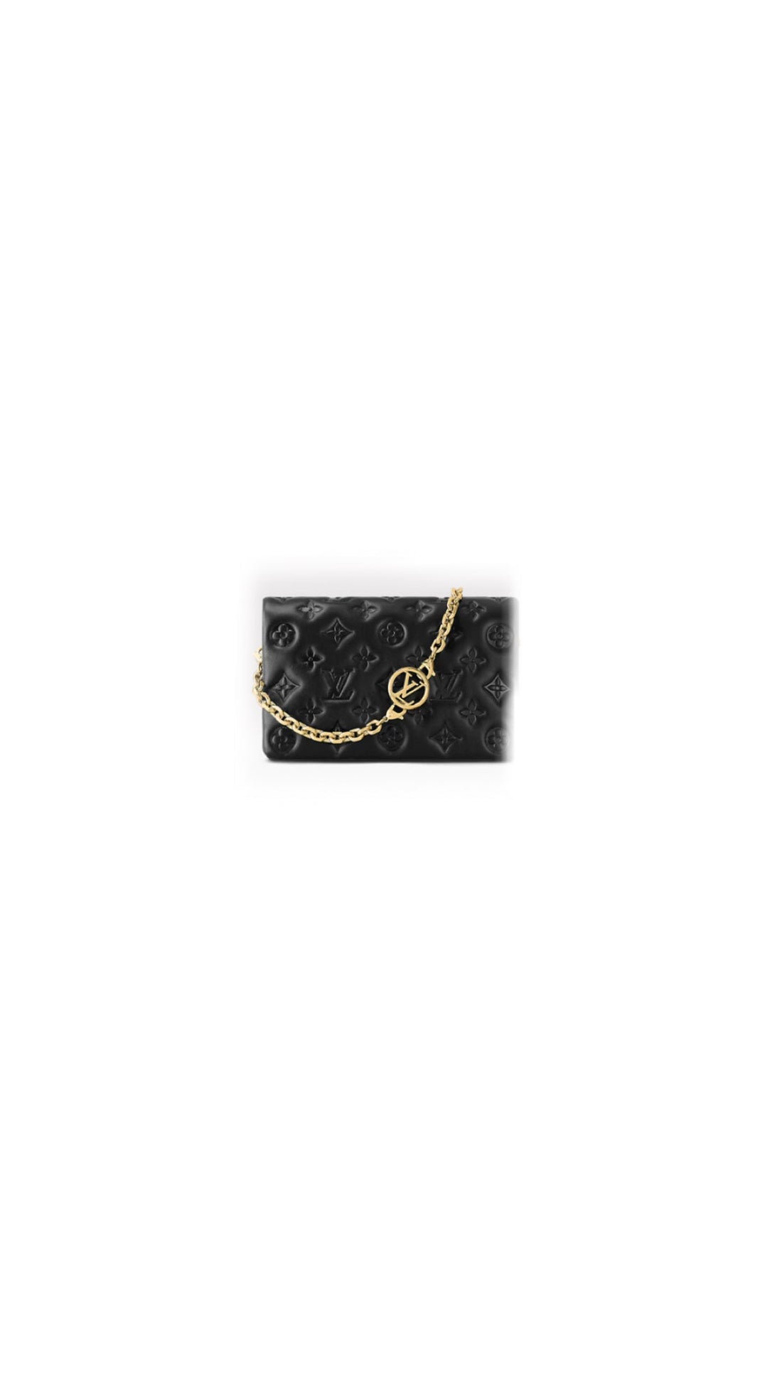 Pochette coussin noir  facture