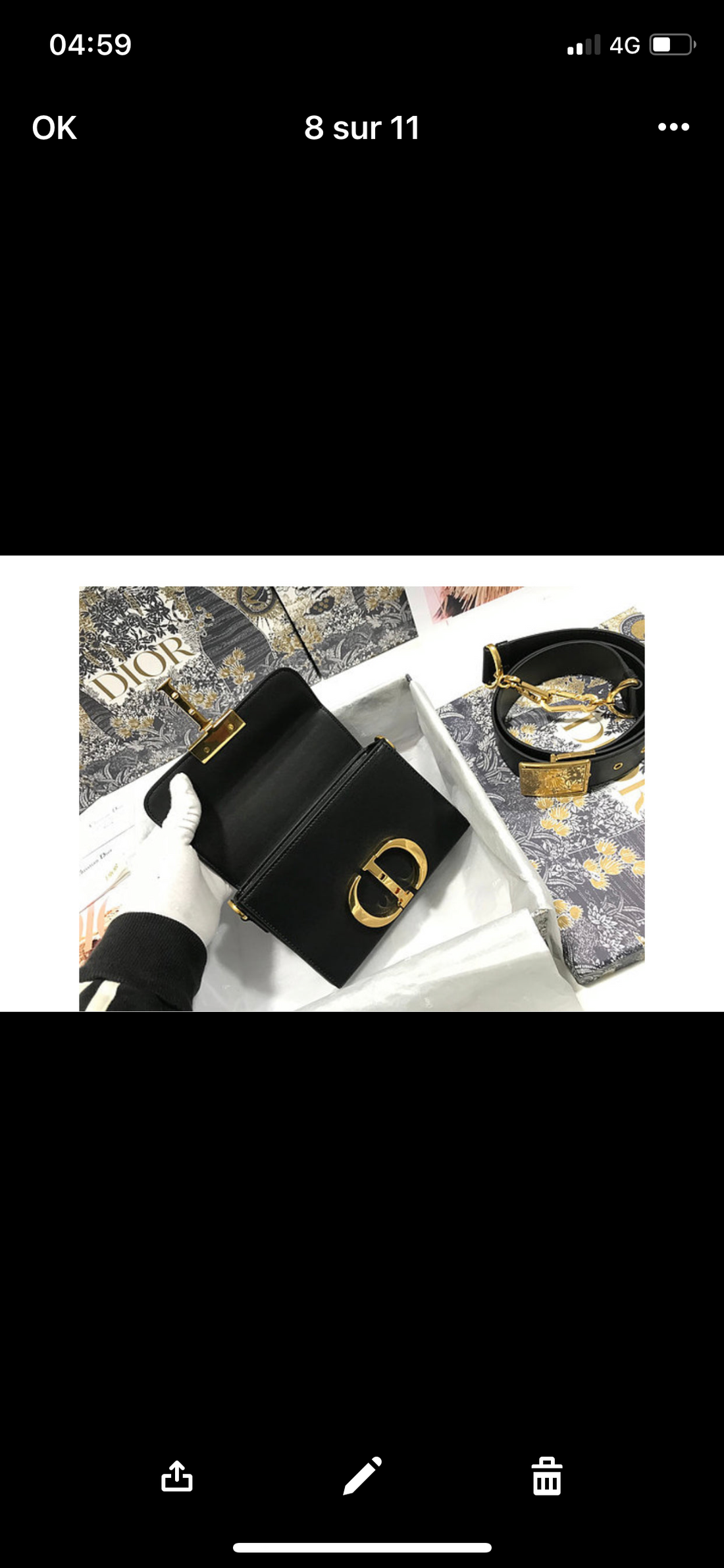 Sac Montaigne mini facture