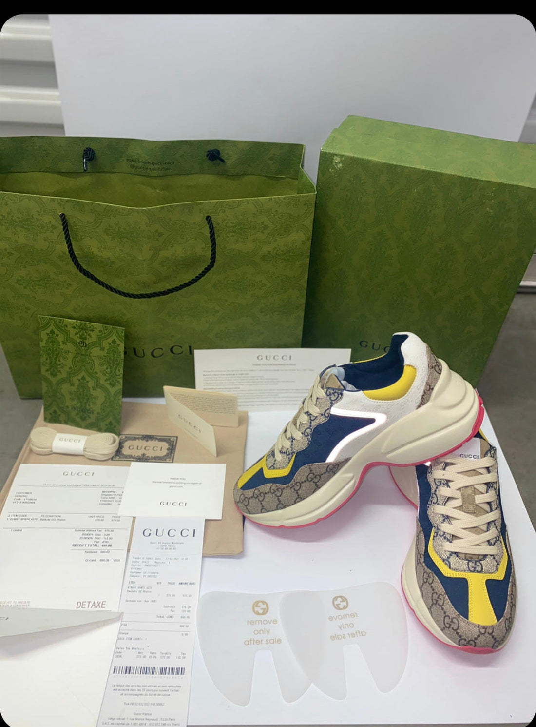 Sneakers Gucci Rython facture
