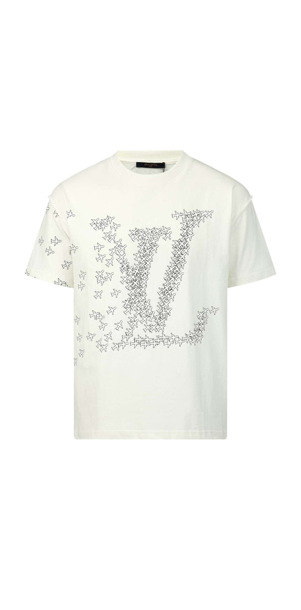 T shirt Lv aviateur blanc