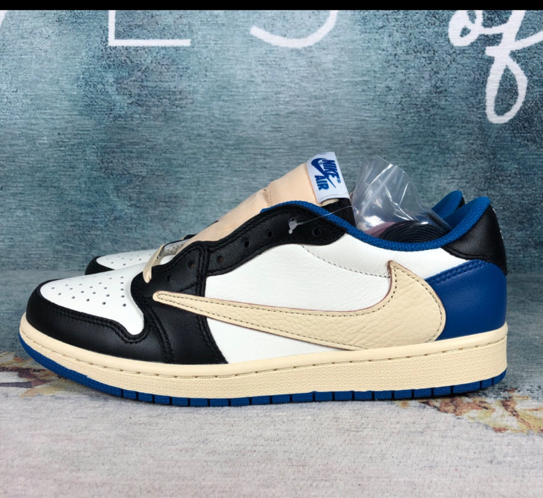 AJ low travis flight club  X Authentification 1:1 ✔️Facture