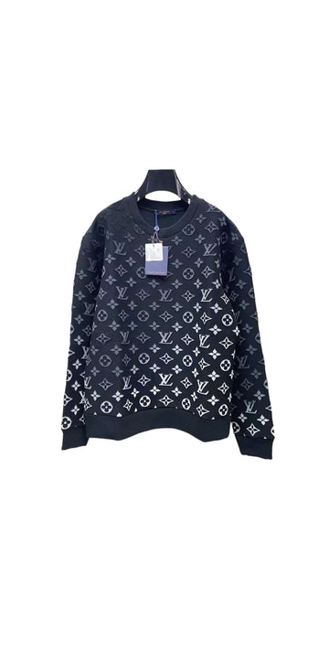 Sweat Lv noir a motif