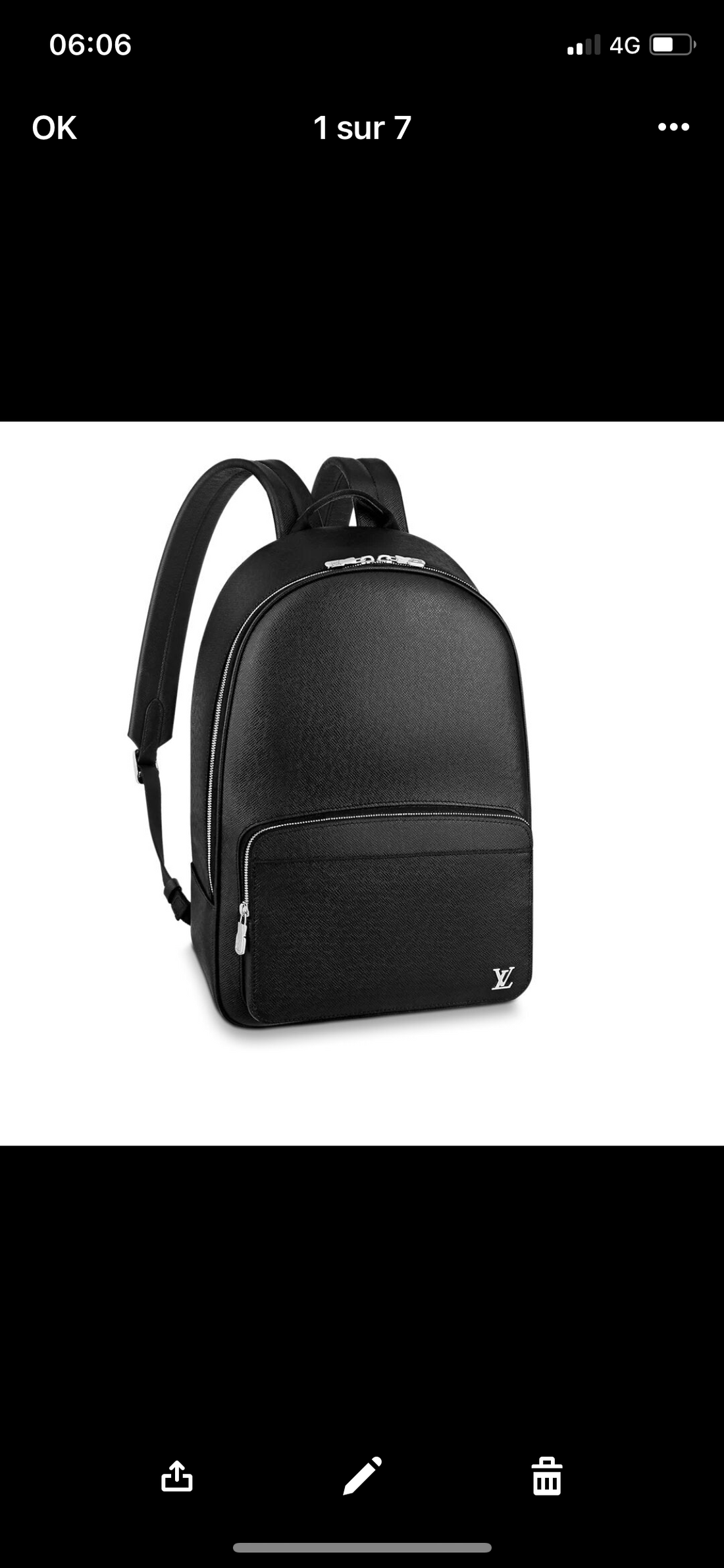 Sac à Dos Lv cuir