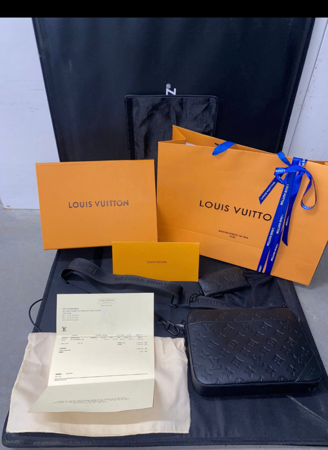 Sac Duo Messenger  facture