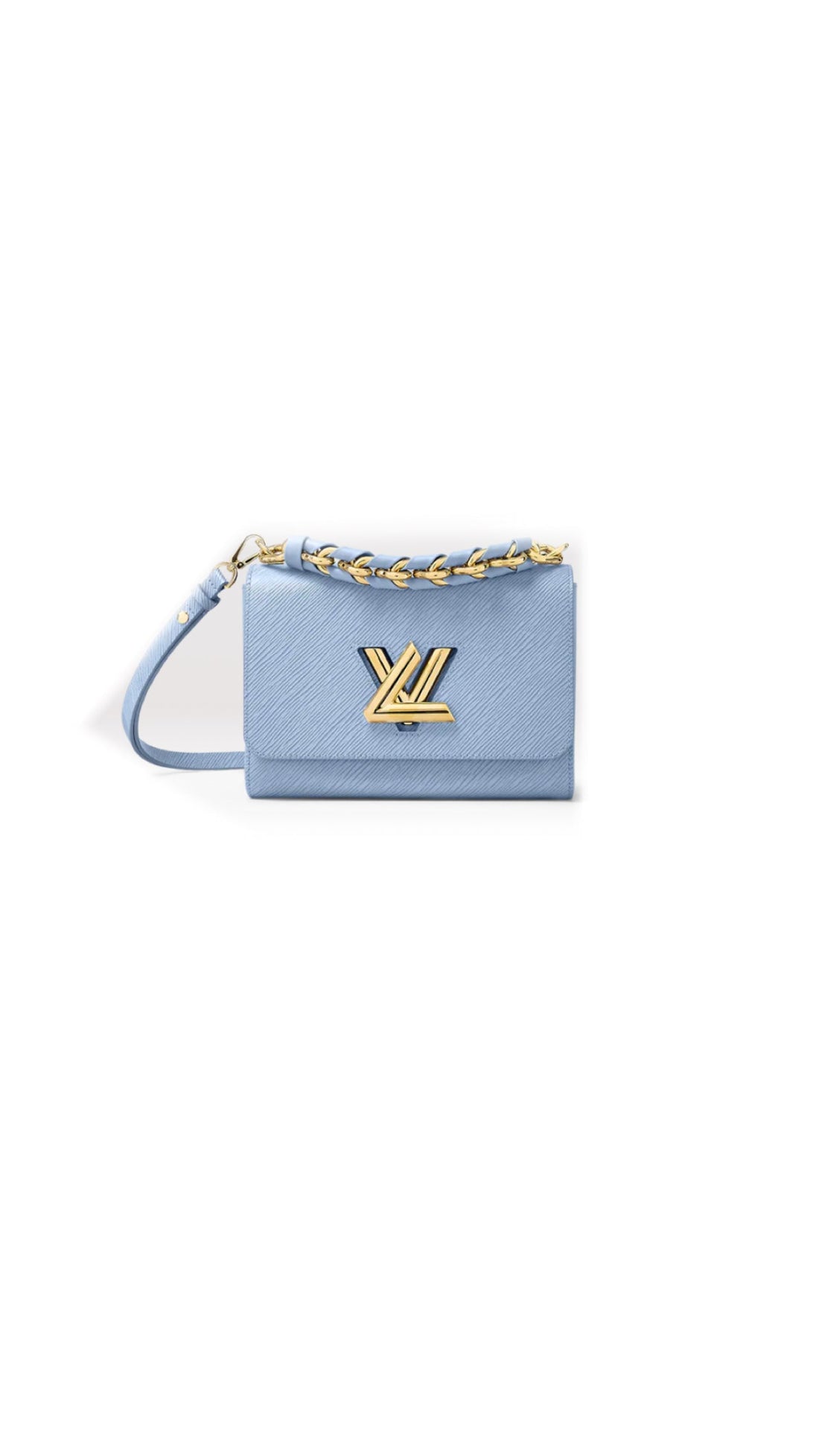 Sac twist MM bleu nuage facture